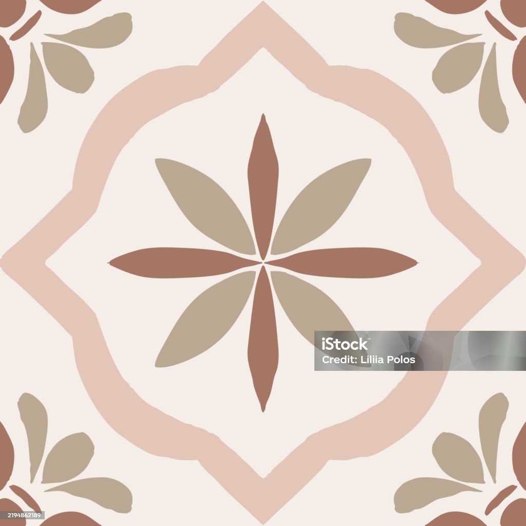Mocha Design Mocha Tiles Vector Tile Stock Illustration - Download Image Now ...