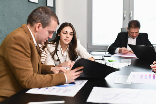 istock Dedicated Coworkers Planning Business Strategy Together Working as Team 2194862332