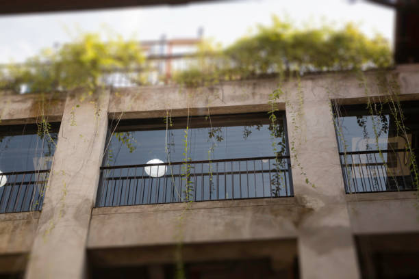 Cho Yiu Chuen estate,one of the old public housing since the colonial period, Kowloon, Hong Kong