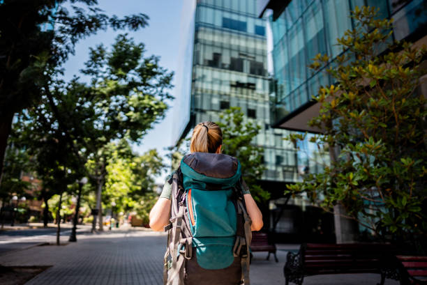 istock Tourist walking on Santiago, in Chile 2194878510