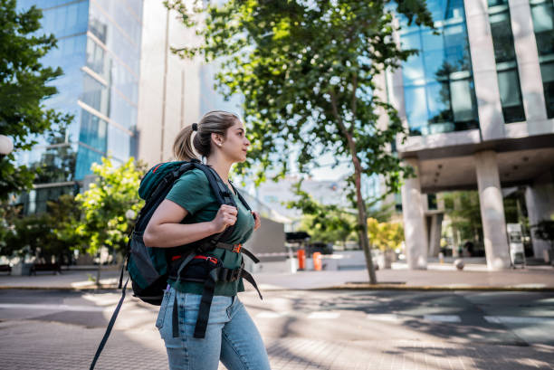 istock Tourist walking on Santiago, in Chile 2194878531
