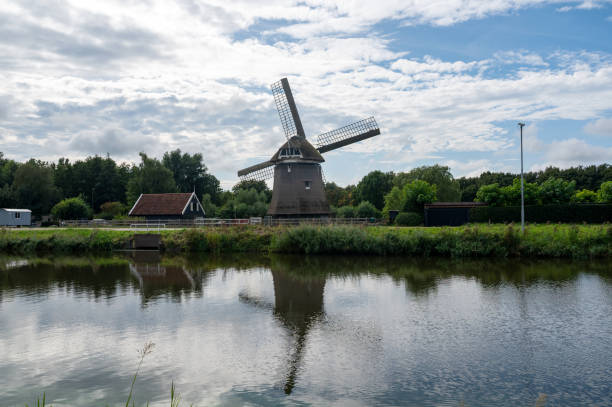 istock A windmill on the water in the Netherlands 2194884210