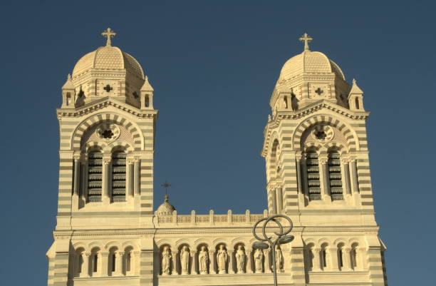 The Cathedral of La Major in Marseille, a city in the Bouches-du-Rhône department in France