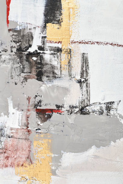 istock Colorful modern artwork, abstract paint strokes, oil painting on canvas. Acrylic art, artistic texture. Brush daubs and smears grunge background, hand painted pattern 2194894181