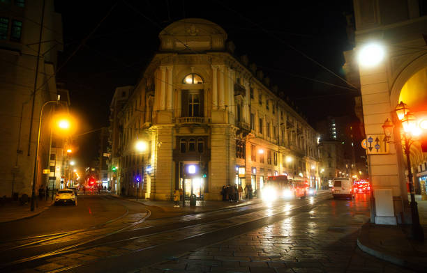 istock Turin by Night, Tranquil Streets and Historic Lights 2194898972