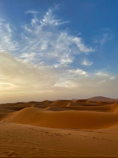 istock sand dunes in the light of sunset, erg chebbi desert 2194903040