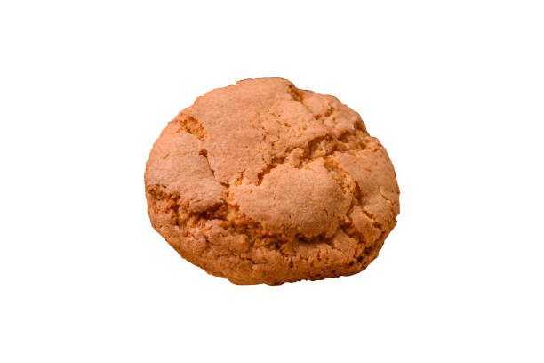 istock Sweet round crispy lemon cookies 2194903940