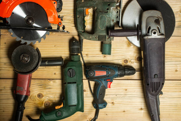 istock Power tool for working with wood and metal. 2194908132