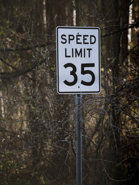 istock Slow Residential Traffic Speed Limit Sign 2194911047