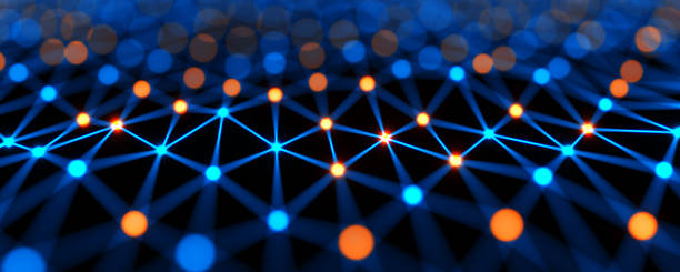 istock Futuristic digital blockchain background. Abstract connections technology and digital network. 3d illustration of the Big data and communications technology. 2194922870