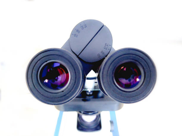 istock Picture of microscope isolated on the white background. 2194925265