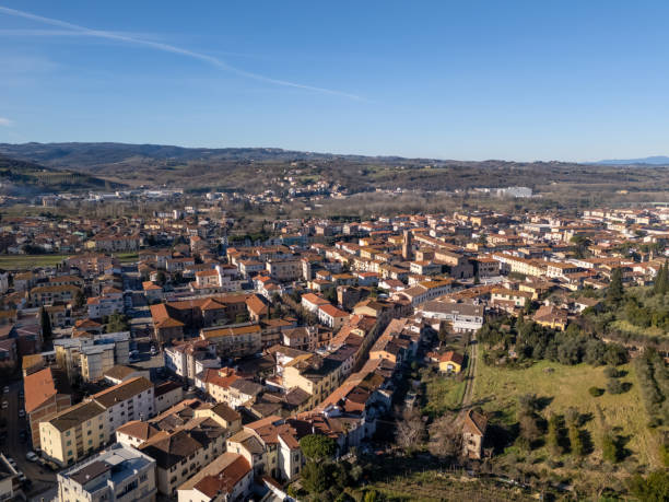 istock Certaldo in Italy by drone 2194932490