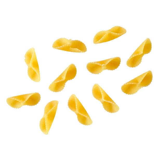 istock Raw Italian pasta on a white background. 2194935029