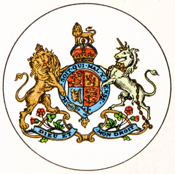 Flag and Coat of Arm of British Empire: Royal Arms