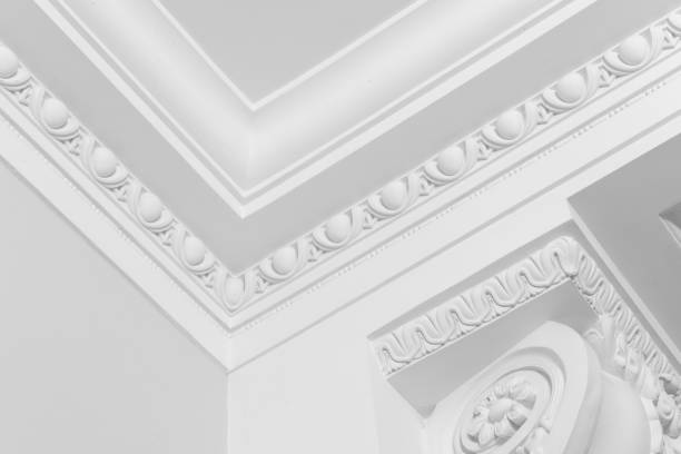 istock White column and portico decorative elements, abstract photo 2194936189