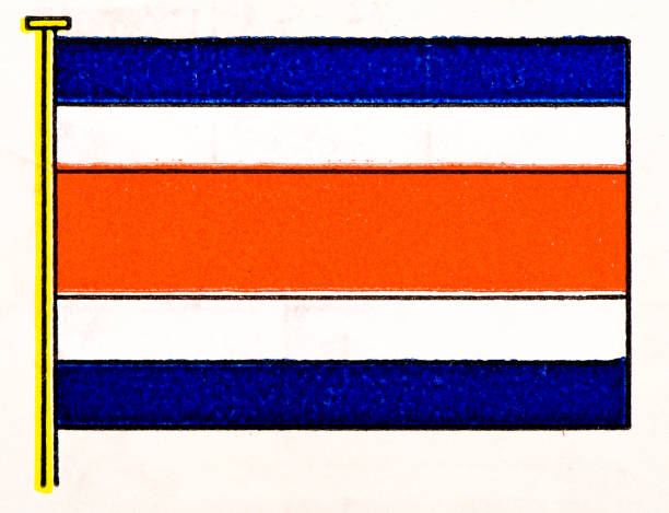 istock Flag of Costa Rica, Merchant (1898) 2194936628