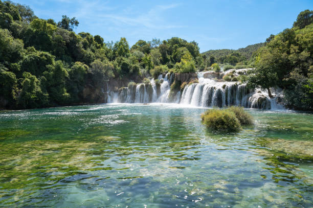 istock Waterfall in KRKA National Park, Croatia 2194937886