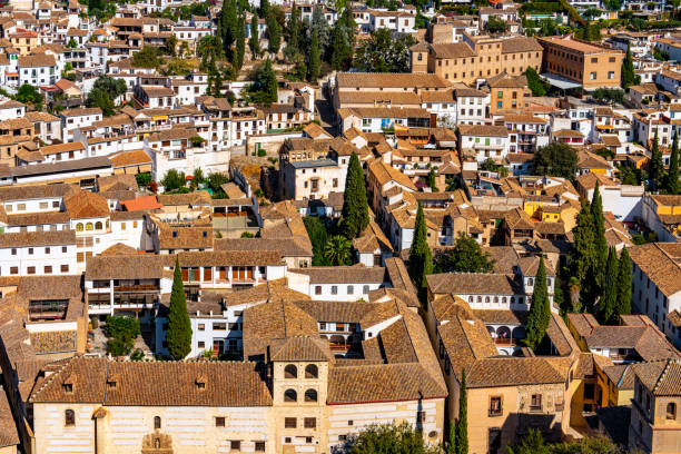 Alhambra, Generalife and Albayzin (Generalife y Albaicín de Granada), UNESCO site, Granada, Andalusia, Spain.