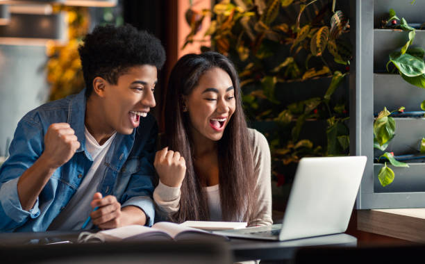 istock Excitement During Study Session at a Cozy Indoor Location 2194941706