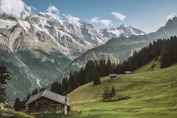 istock A lone chalet in the alps 2194941712