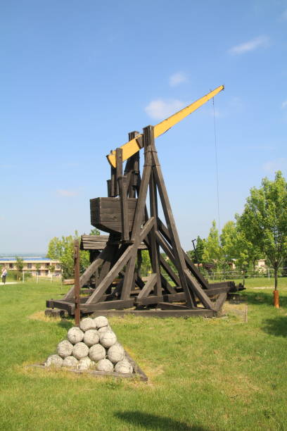 istock Replica of a medieval seige engine. 2194945453