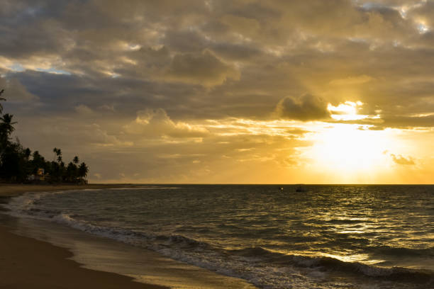 Sunrise on the beach at Japaratinga beach - Alagoas