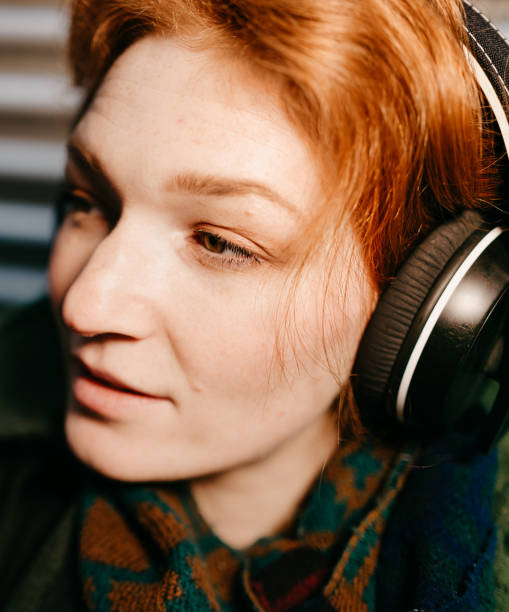 istock The female listener. 2194947955