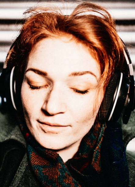 istock The female listener. 2194949985