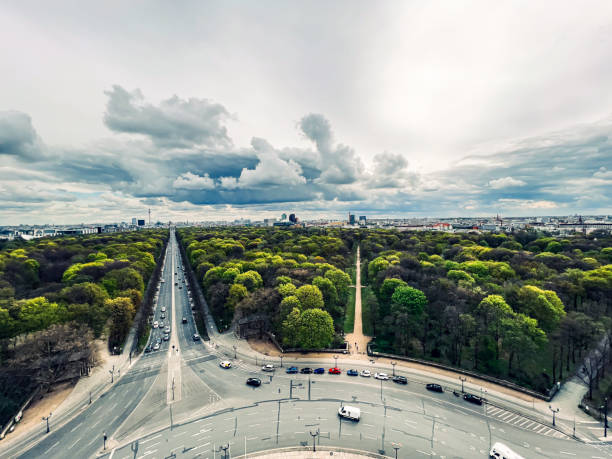 Amazing panorama of Berlin from Victory column