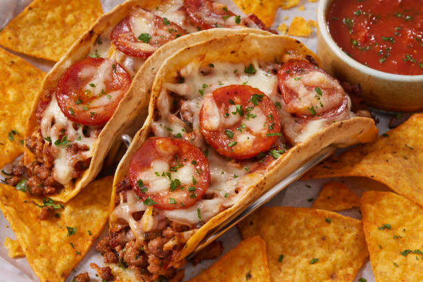 istock Meat Lovers Pizza Tacos 2194952363