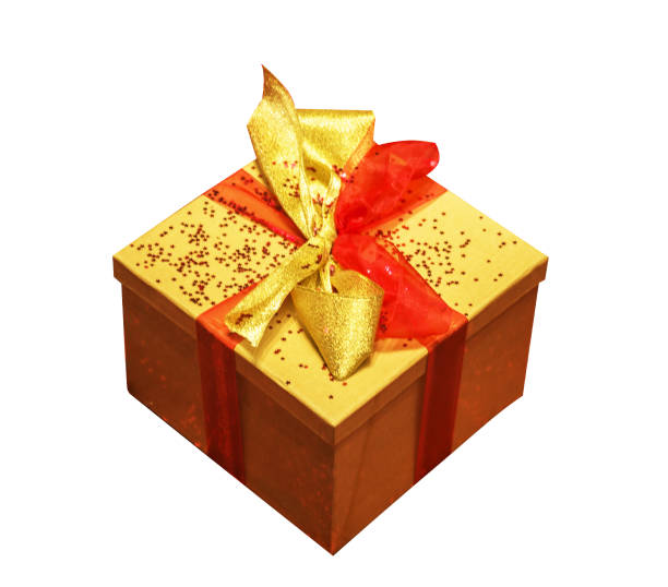 Close-Up Of Christmas Present And Ornaments