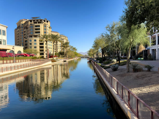 istock Downtown Scottsdale Arizona waterfront via the salt river canal project 2194975474