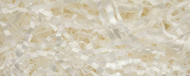 istock Eco friendly white paper wrap for product packaging parcel carton box 2194980993