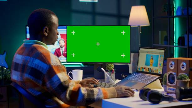 istock Black expert photo editor working remotely in a creative industry 2194984701