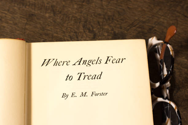 istock Open Book, Title Page: Where Angels Fear to Tread 2194986841