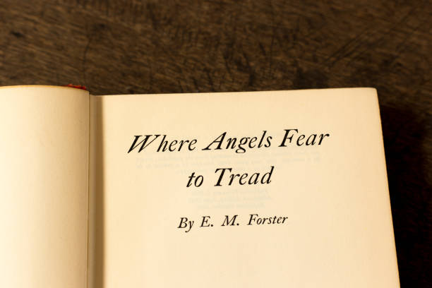 istock Open Book, Title Page: Where Angels Fear to Tread 2194986852