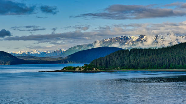 istock Blue Ocean, Green Forests and White Peaks 2194990456