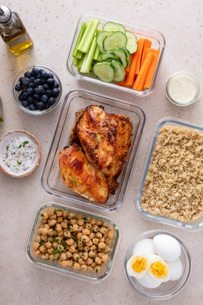 istock Healthy meal prep containers on kitchen counter 2194993793