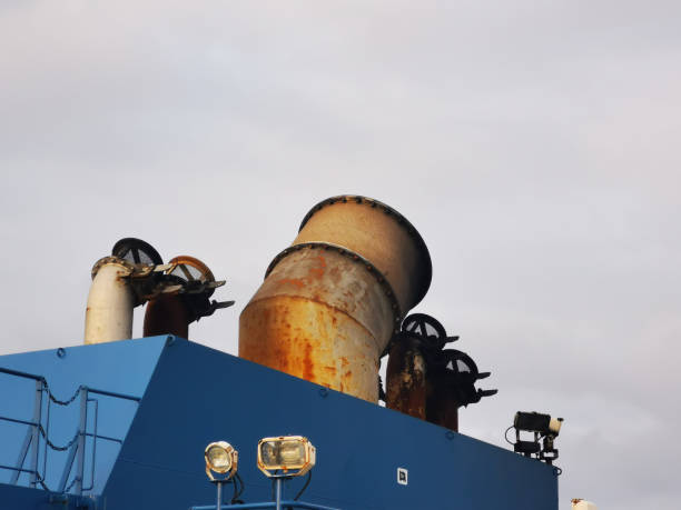 Chemical and oil products tanker followed by a tugboat on Scheldt river - port of Antwerp