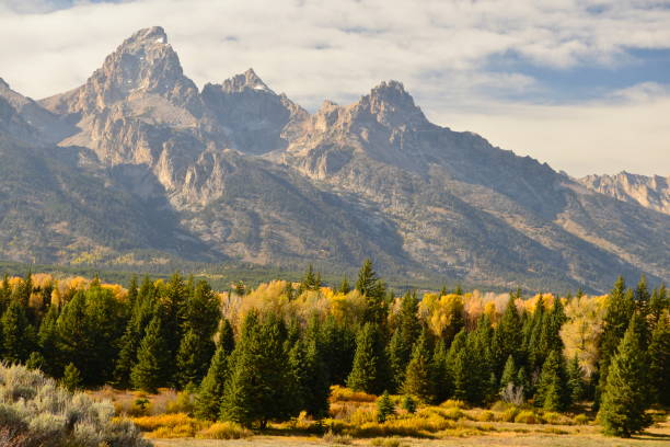 istock Majestic Grand Teton Mountains During Autumn 2194998312