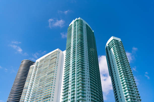 istock high skyscraper architectural building on blue sky. skyscraper architectural building outdoor 2194999811