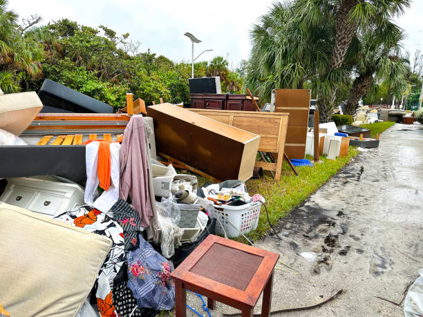 istock Roadside garbage in residential area 2195011743