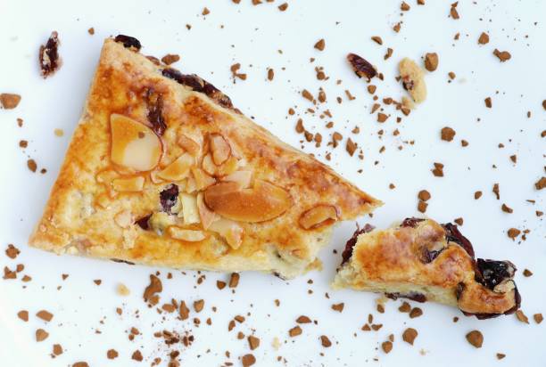 istock Almond Tart - white background. 2195020858