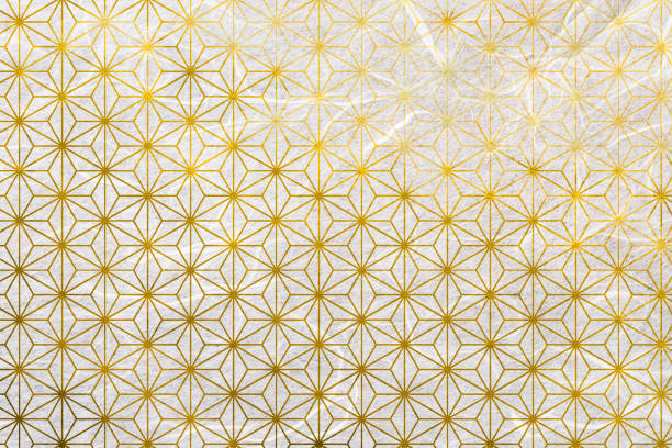 Traditional Japanese patterns on Japanese paper.