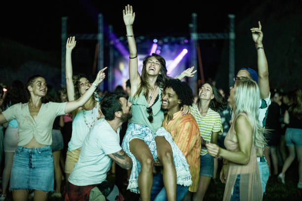 istock Fun on music festival! 2195028019