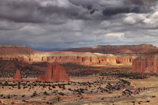 Cathedral Valley, Capitol Reef national park, Utah, USA