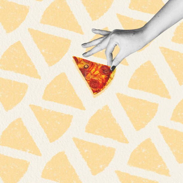 istock Woman hand taking slice of pizza 2195037455