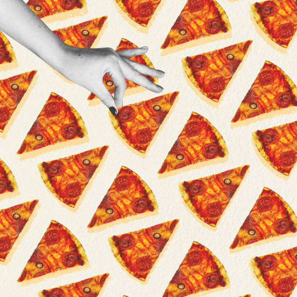 istock Woman hand taking slice of pizza 2195037456