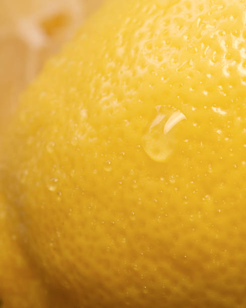 istock Lemon peel yellow, close-up macro view 2195038447