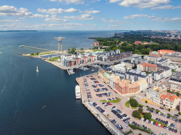 istock Aerial view of Landskrona 2195039448